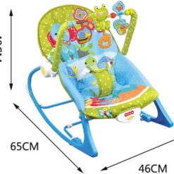 Leagan electric bebelusi cu melodii si vibratii, 2 in 1, Rocker 01