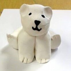 Lut pentru modelaj alb uscare la aer, 500 de grame, 3 ani+ 01