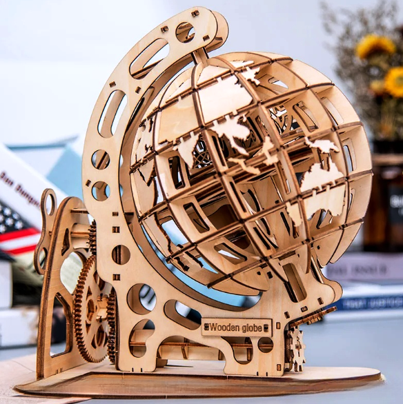 Macheta din lemn Glob pamantesc, 172 piese