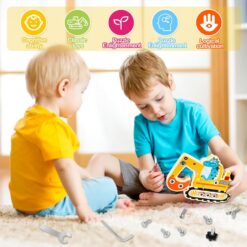 Mini Busy Board Montessori, Banc de Lucru pentru Dezvoltarea Motricității Fine, 3 ani 01