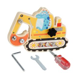 Mini Busy Board Montessori, Banc de Lucru pentru Dezvoltarea Motricității Fine, 3 ani 01