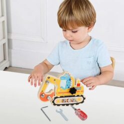 Mini Busy Board Montessori, Banc de Lucru pentru Dezvoltarea Motricității Fine, 3 ani 01
