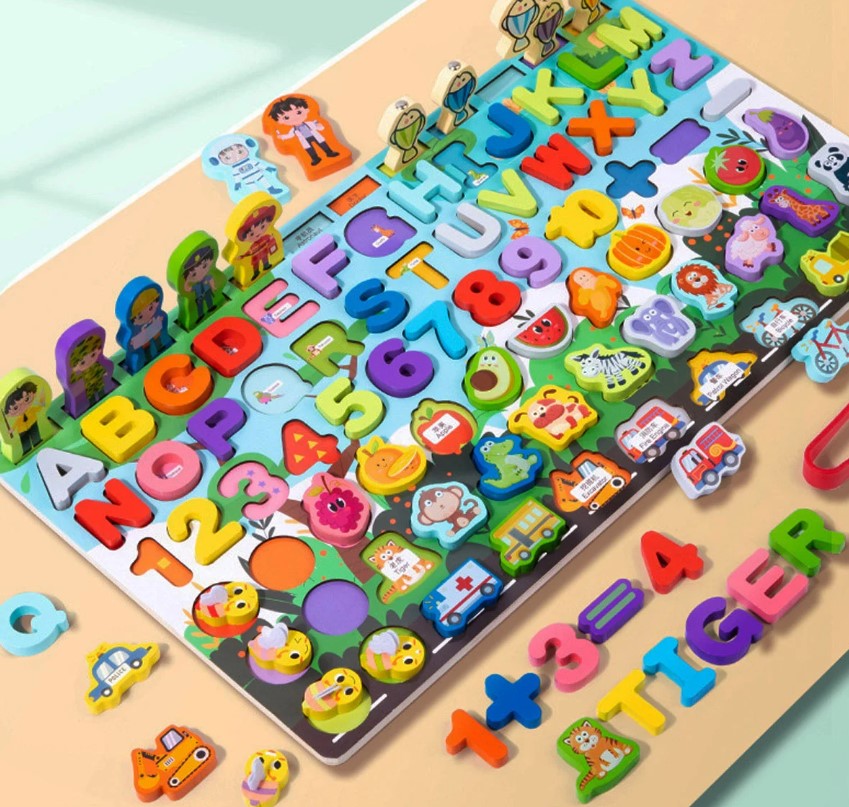 Puzzle Logaritmic-8 Activitati, 3 ani 05