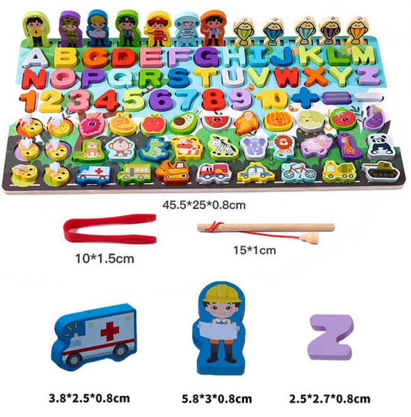 Puzzle Logaritmic-8 Activitati, 3 ani 05