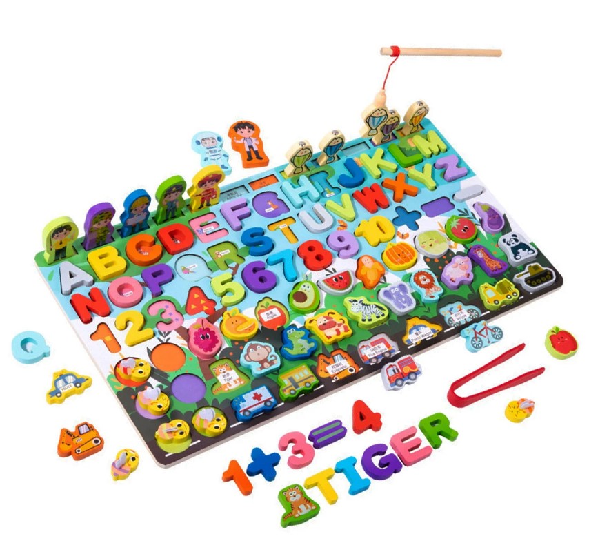 Puzzle Logaritmic-8 Activitati, 3 ani 05