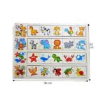 Puzzle educativ de asociere, 4 familii de animale