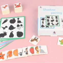 Puzzle educativ de asociere, Umbre, 3 ani 01