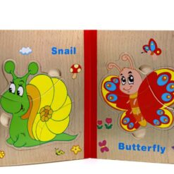Puzzle educativ tip carte-Insecte, 3 ani 01
