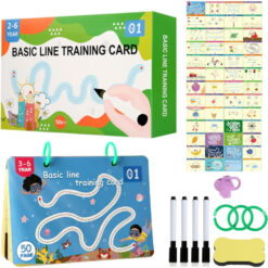 Sabloane reutilizabile pentru grafiere linii si puncte, 2-6 ani 01