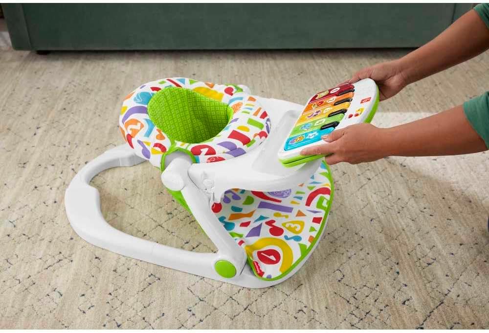 Scaun bebelusi cu melodii si pliabil, 2 in 1, 3 luni+