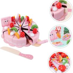 Tort aniversar de feliat din lemn, 3 ani 01