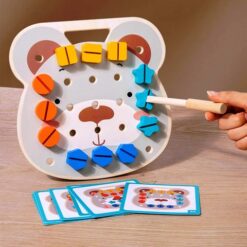 joc educativ de înșurubare și asociere a formelor geometrice 01