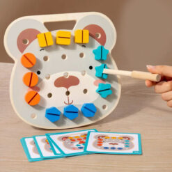 joc educativ de înșurubare și asociere a formelor geometrice 01