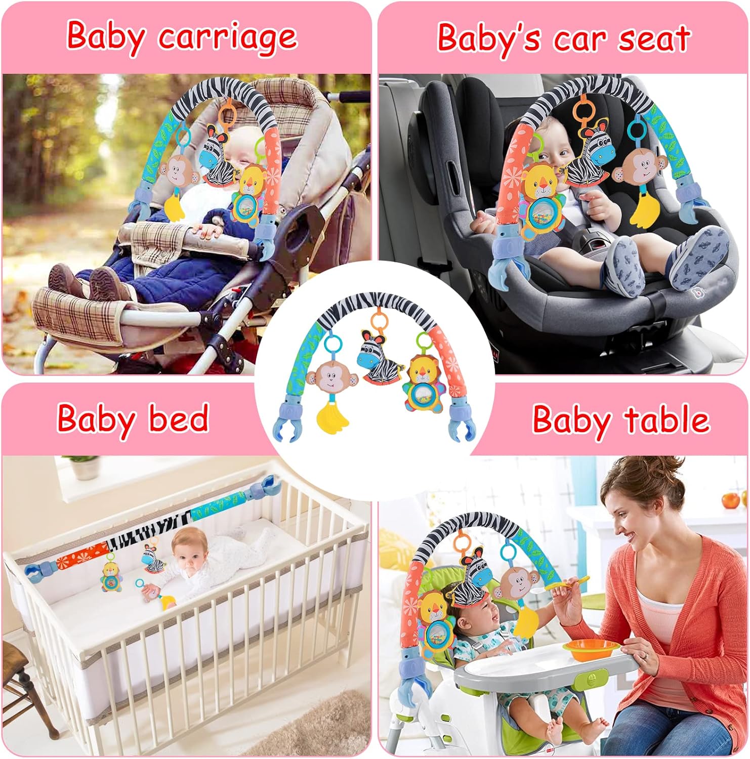 Arc senzorial pentru pătuț, cărucior și landou, 0 luni+ 01