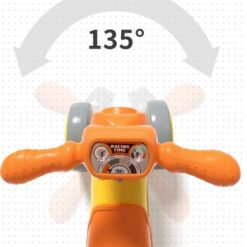 Bicicleta fara pedale cu 4 roti cu lumini si sunete, 1-3 ani