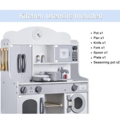 Bucatarie din lemn cu accesorii, 69 cm, 3 ani, KABI 01