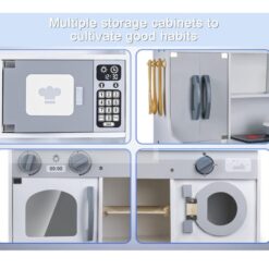 Bucatarie din lemn cu accesorii, 69 cm, 3 ani, KABI 01