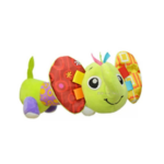 Jucarie moale, senzoriala si zornaitoare pentru bebelusi, 19 cm, Elefant