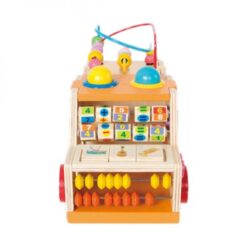 Centru de activitati bebelusi, Camion din lemn, 3 ani