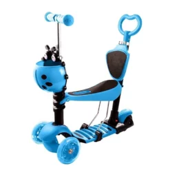 Trotineta 5 in 1 pentru copii, 2-6 ani, Albastru