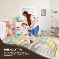 Joc Montessori, Triunghi Pikler, o rampă multifuncțională și o arcadă de echilibru 01