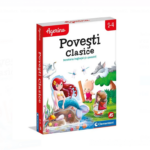 Joc educativ cu cartonase puzzle, Povesti clasice, 2 ani+