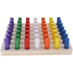 Joc educativ de tip Montessori- 49 piese, Cilindri