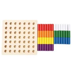 Joc educativ de tip Montessori- 49 piese, Cilindri
