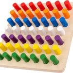 Joc educativ  de tip Montessori- 49 piese, Cilindri