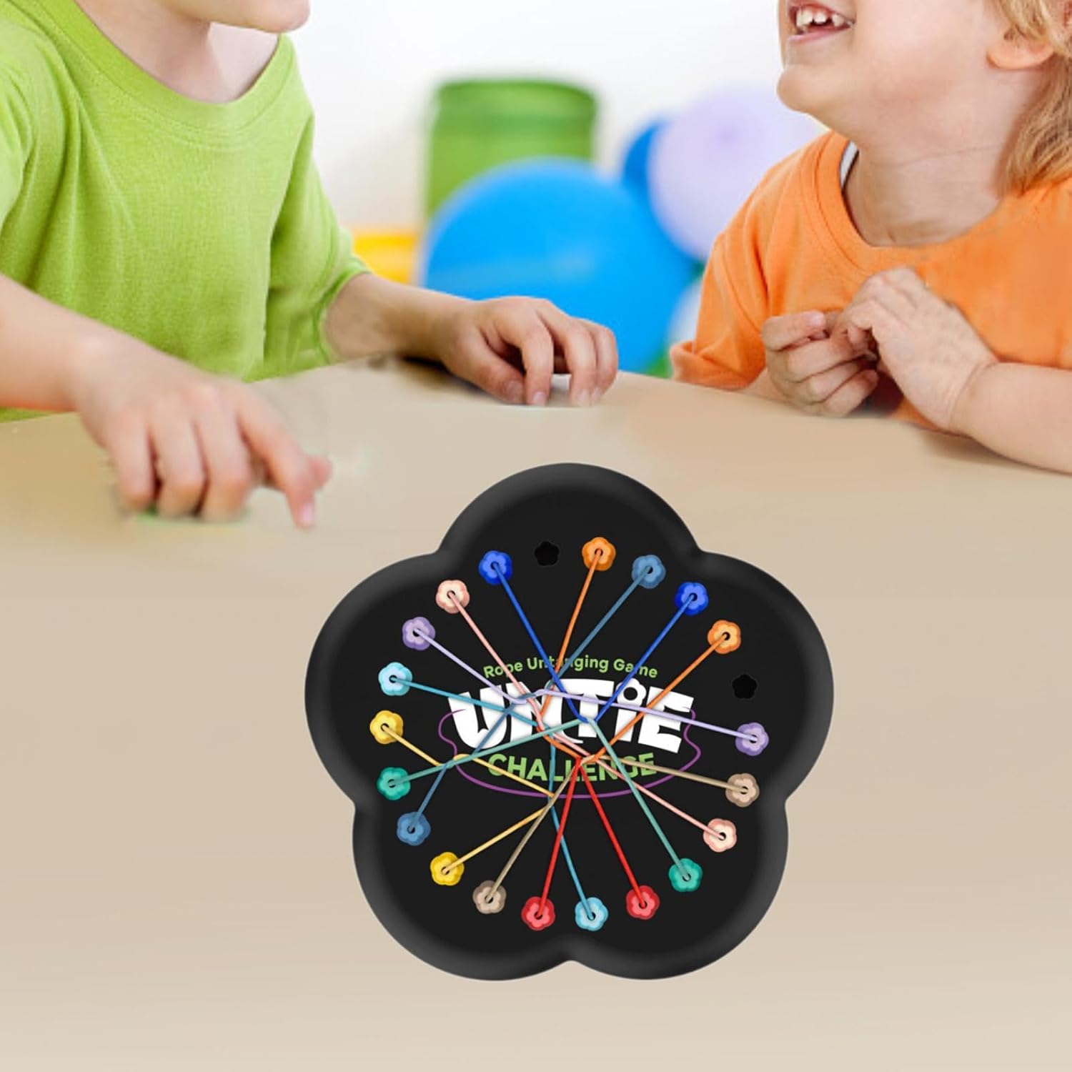 Joc educativ și de logică pentru copii și adulți, Dezleagă firele, 4 ani+