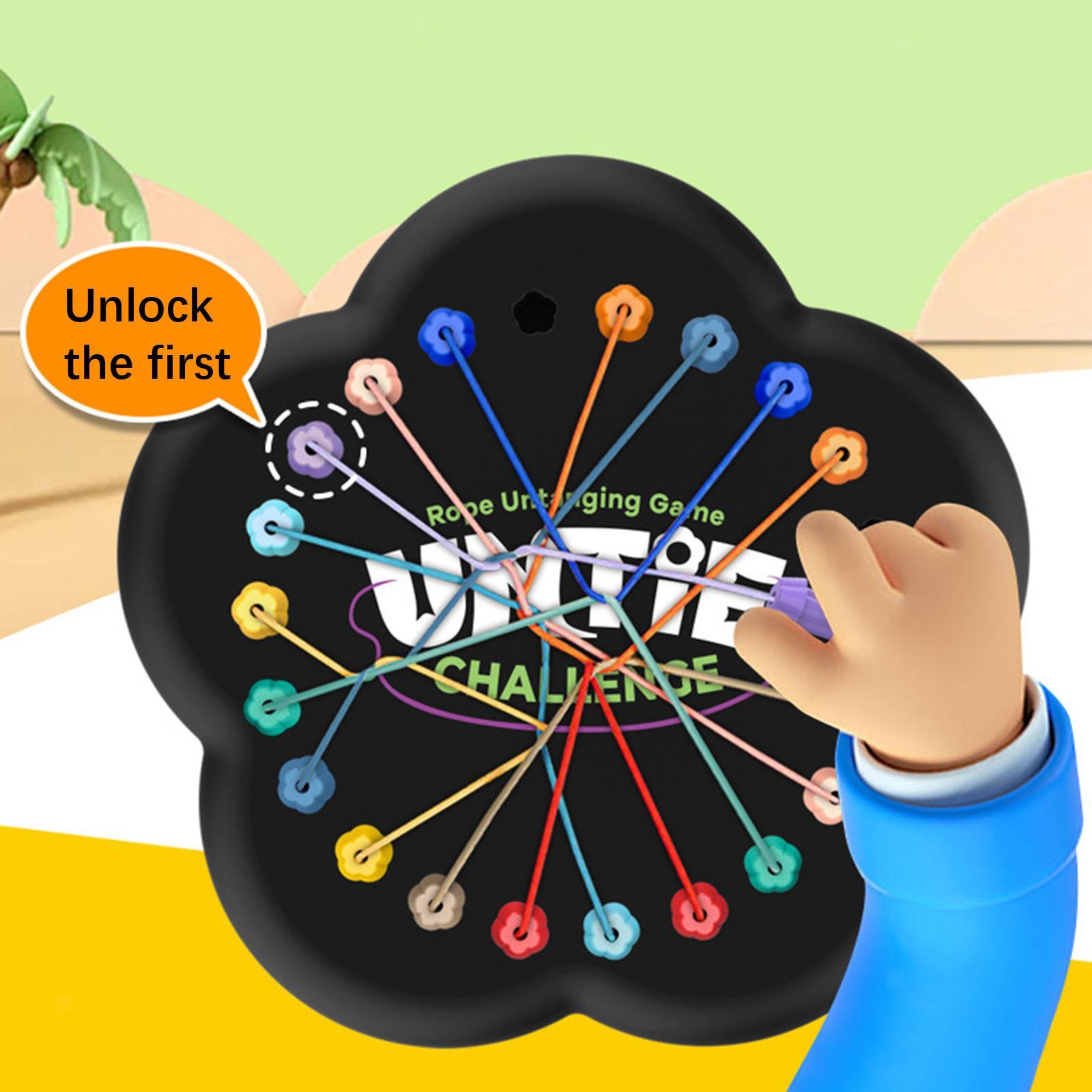 Joc educativ și de logică pentru copii și adulți, Dezleagă firele, 4 ani+