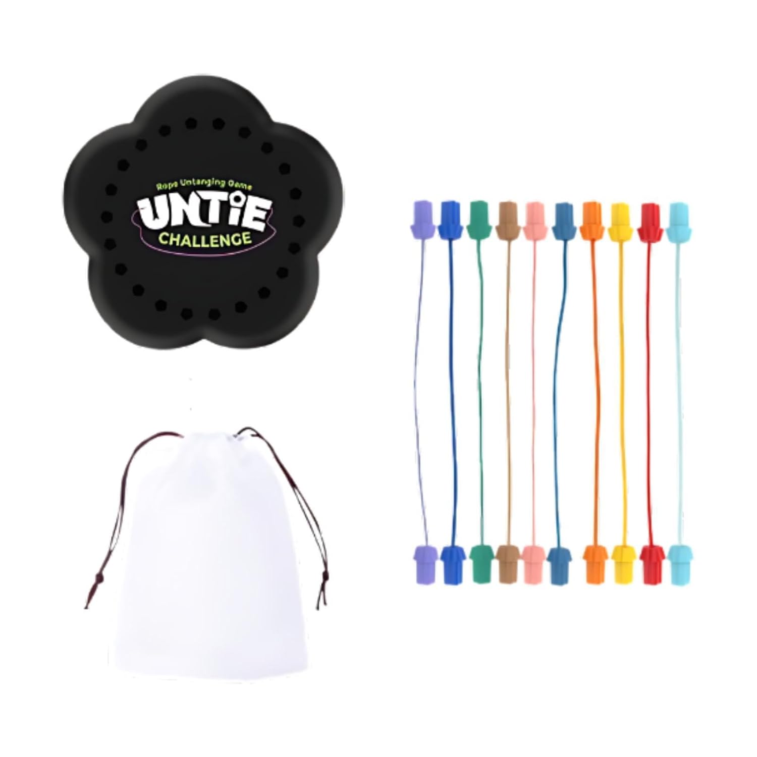 Joc educativ și de logică pentru copii și adulți, Dezleagă firele, 4 ani+