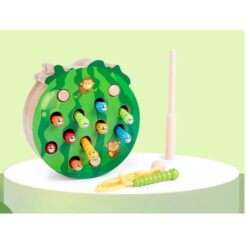 Joc magnetic de pescuit si joc siretuit din lemn, Mar, 3 ani 01