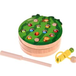 Joc magnetic de pescuit si joc siretuit din lemn, Mar, 3 ani 01