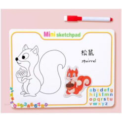 Joc multifunctional, tablita de scris si desenat si puzzle incastru, Numere