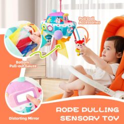 Joc senzorial pentru pătuț, cărucior și landou, 0 luni+ 01