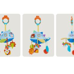 Joc senzorial pentru pătuț, cărucior și landou, Avion, 0 luni+ 01