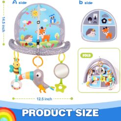 Jucarie bebe, pentru masina, 3 luni+, Albastru, Sozzy 01