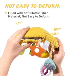 Jucarie bebe, pentru pat si carut, 0 luni+, Porumb 01