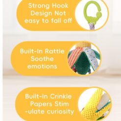 Jucarie bebe, pentru pat si carut, 0 luni+, Porumb 01