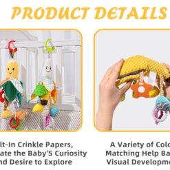 Jucarie bebe, pentru pat si carut, 0 luni+, Porumb 01