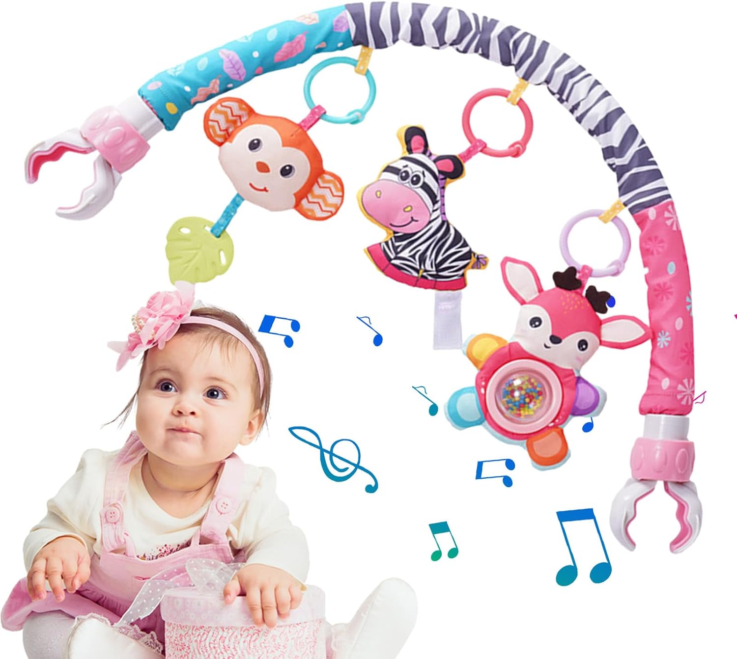 Jucarie bebe, pentru patut, carut, landou, 0 luni+ 01