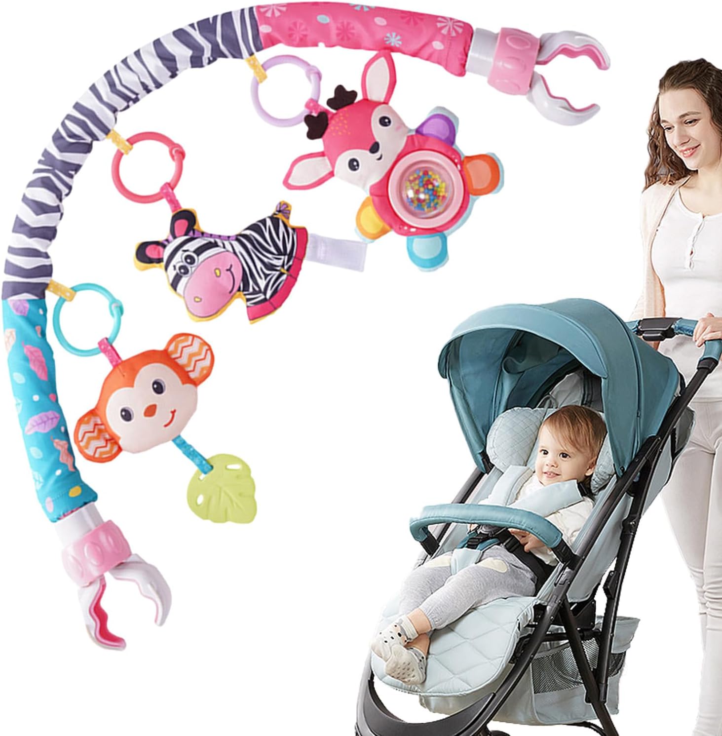 Jucarie bebe, pentru patut, carut, landou, 0 luni+ 01