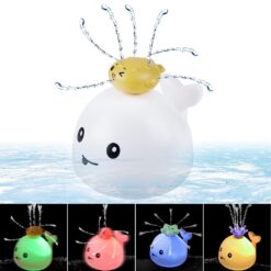 Jucarie de baie, Balena care lumineaza si stropeste, 1 an+ 05