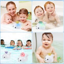 Jucarie de baie, Balena care lumineaza si stropeste, 1 an+ 05