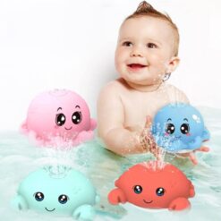 Jucarie de baie, Caracatita care lumineaza si stropeste, 1 an+ 01