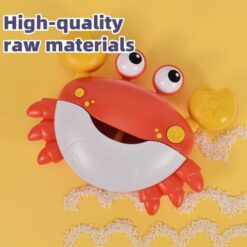 Jucarie de baie, Crab de facut baloane de sapun 01