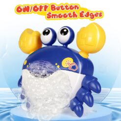 Jucarie de baie, Crab de facut baloane de sapun, Albastru 01