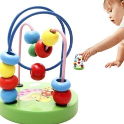 Jucarie educativa pentru bebelusi, cu labirint de margele, 18 LUNI+