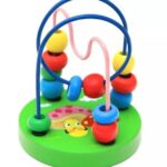 Jucarie educativa pentru bebelusi, cu labirint de margele, 18 LUNI+